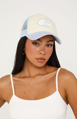 Just Too Cute Cap Baby Blue/Cream