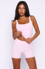 Keep Up High Waisted Shorts 4" Marshmallow