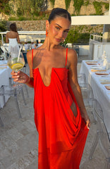 Sol Rio Maxi Dress Flame