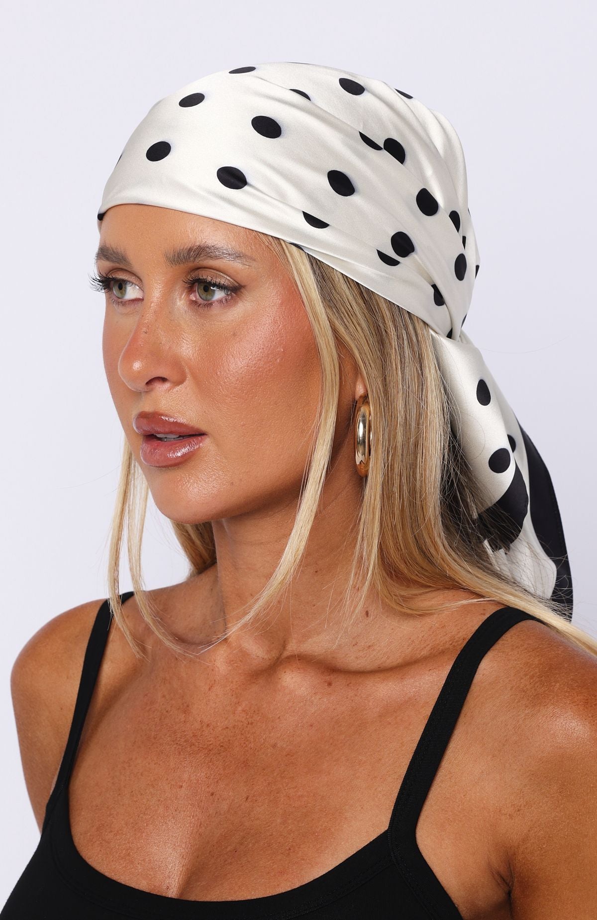 Wild Ones Scarf Cream Polka Dot