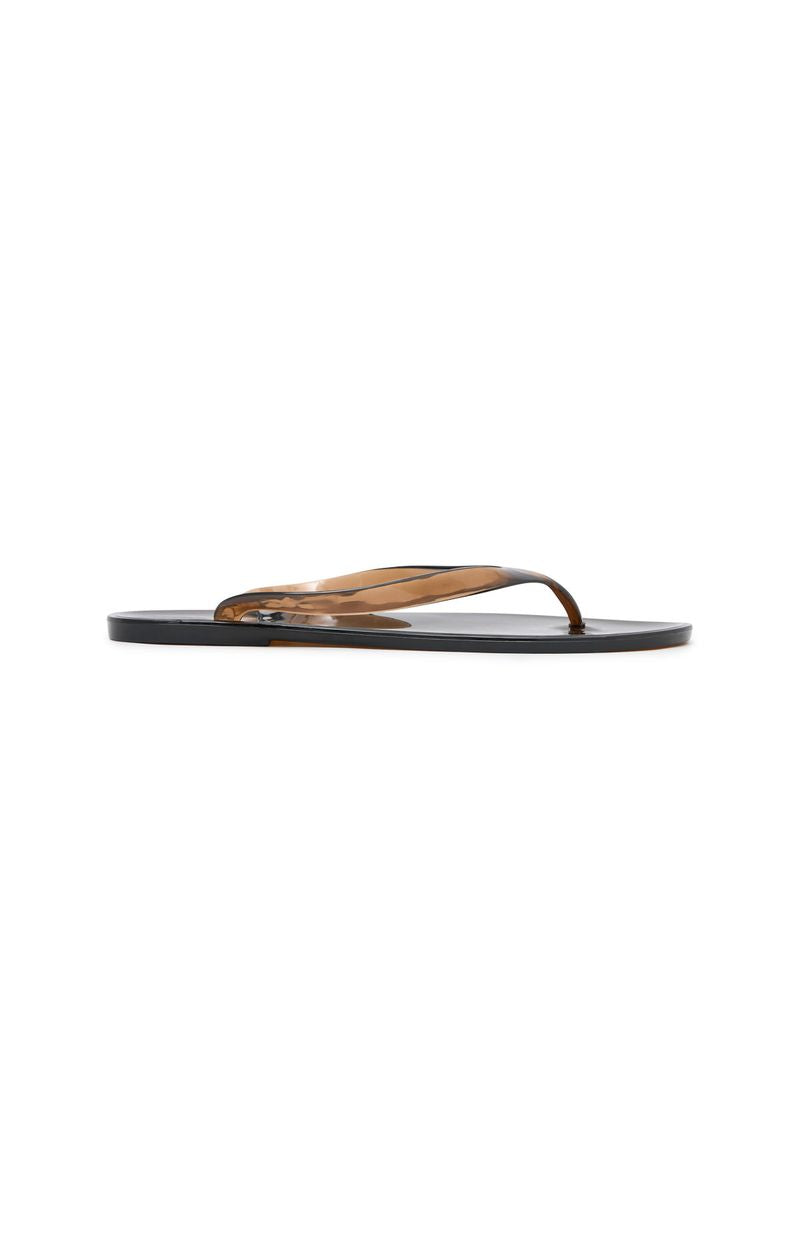 Dean Jelly Thong Sandals Chocolate