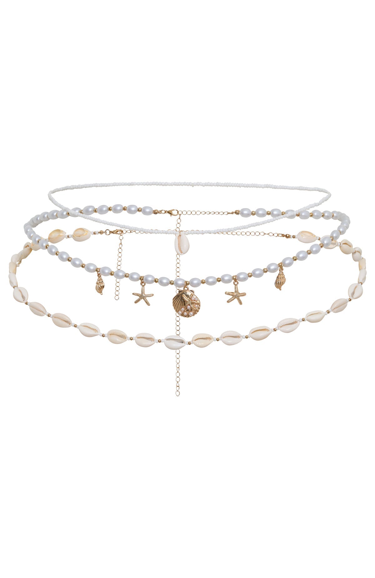 Haruko Body Chain White