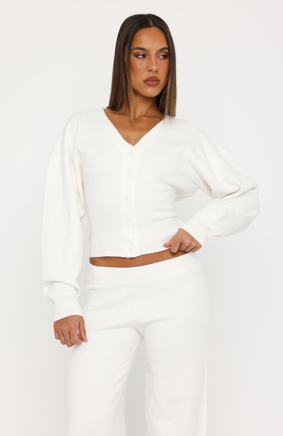 Kassandra Knit Cardigan Off White