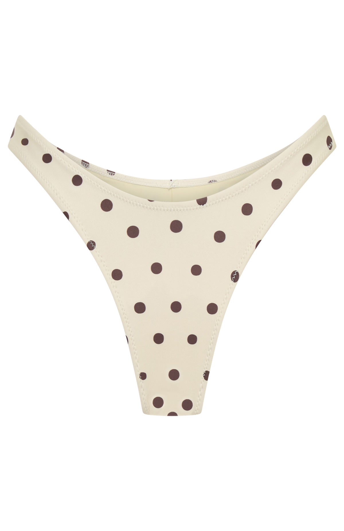 Belmont Bottoms Cream/Choc Polka Dot
