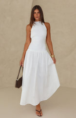 Never Yours Maxi Dress White