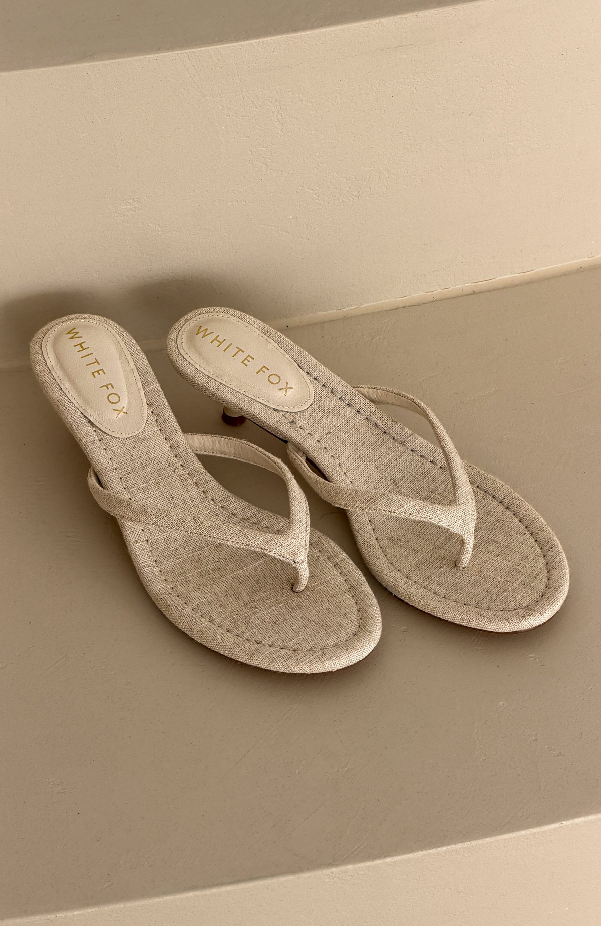 Orion Thong Kitten Mules Oat