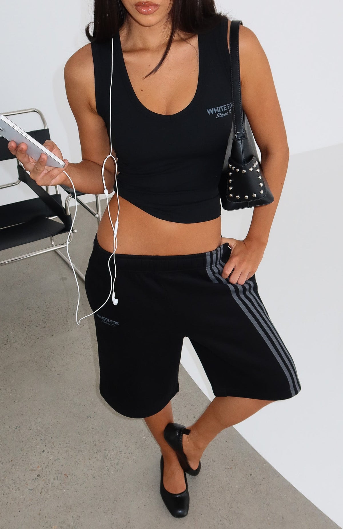 Release 15 Asalia Longline Lounge Shorts Black