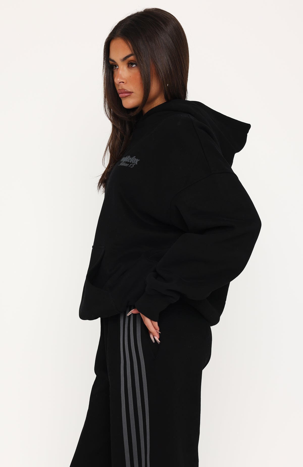 Release 15 Kiana Oversized Hoodie Black